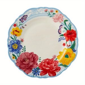 Brilliant Blooms Stoneware Dinner Plate